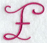 Fancy Flourish Capital Letter F - 4 Inch