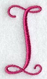Fancy Flourish Capital Letter I - 4 Inch