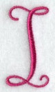 Fancy Flourish Capital Letter I - 4 Inch