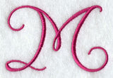 Fancy Flourish Capital Letter M - 4 Inch