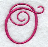 Fancy Flourish Capital Letter O - 4 Inch