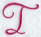 Fancy Flourish Capital Letter T - 4 Inch