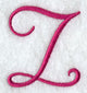 Fancy Flourish Capital Letter Z - 4 Inch
