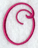 Fancy Flourish Number 0 - 4 Inch