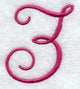 Fancy Flourish Number 3 - 4 Inch