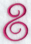 Fancy Flourish Number 8 - 4 Inch
