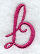 Fancy Flourish Lower Case b - 4 Inch