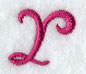 Fancy Flourish Lower Case r - 4 Inch