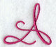 Fancy Flourish Capital Letter A - 4 Inch