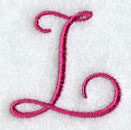 Fancy Flourish Capital Letter L - 4 Inch