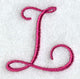 Fancy Flourish Capital Letter L - 4 Inch