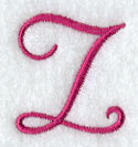 Fancy Flourish Capital Letter Z - 4 Inch