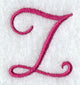 Fancy Flourish Capital Letter Z - 4 Inch