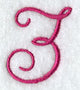 Fancy Flourish Number 3 - 4 Inch