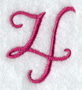 Fancy Flourish Number 4 - 4 Inch