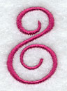 Fancy Flourish Number 8 - 4 Inch