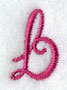 Fancy Flourish Lower Case b - 4 Inch