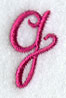 Fancy Flourish Lower Case g - 4 Inch