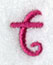 Fancy Flourish Lower Case t - 4 Inch