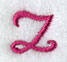 Fancy Flourish Lower Case z - 4 Inch