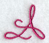 Fancy Flourish Capital Letter A - 4 Inch