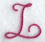 Fancy Flourish Capital Letter L - 4 Inch