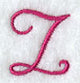 Fancy Flourish Capital Letter Z - 4 Inch