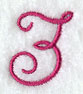 Fancy Flourish Number 3 - 4 Inch