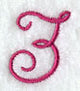 Fancy Flourish Number 3 - 4 Inch