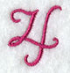 Fancy Flourish Number 4 - 4 Inch
