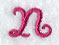 Fancy Flourish Lower Case n - 4 Inch