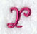 Fancy Flourish Lower Case r - 4 Inch