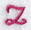 Fancy Flourish Lower Case z - 4 Inch
