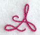 Fancy Flourish Capital Letter A - 4 Inch