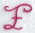 Fancy Flourish Capital Letter F - 4 Inch