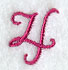 Fancy Flourish Number 4 - 4 Inch
