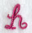 Fancy Flourish Lower Case h - 4 Inch