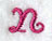 Fancy Flourish Lower Case n - 4 Inch