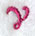 Fancy Flourish Lower Case v - 4 Inch