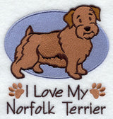 I Love My Norfolk Terrier