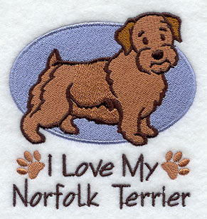 I Love My Norfolk Terrier