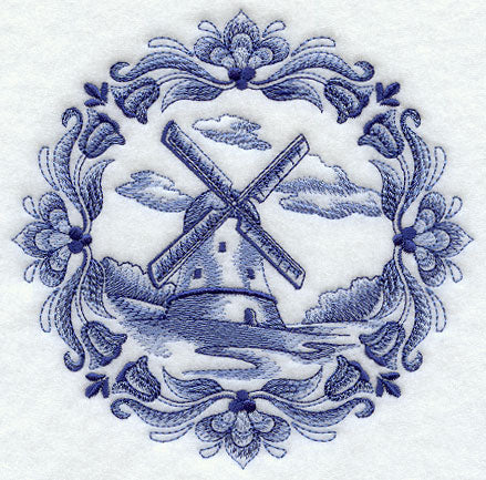 Delft Blue Windmill