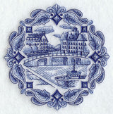 Delft Blue Canal Scene