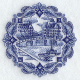 Delft Blue Canal Scene