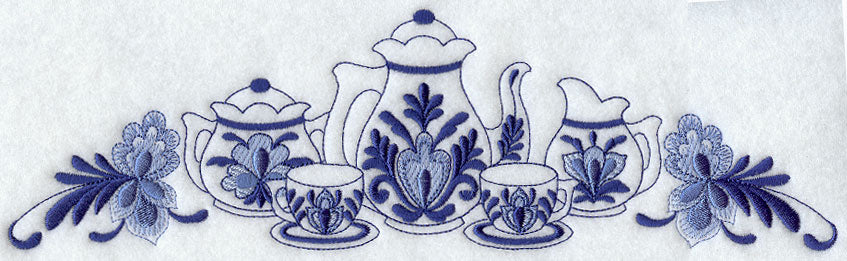 Delft Blue Tea Party