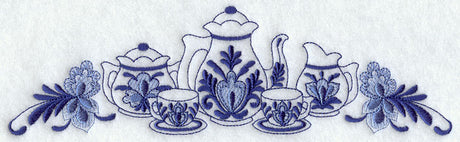 Delft Blue Tea Party