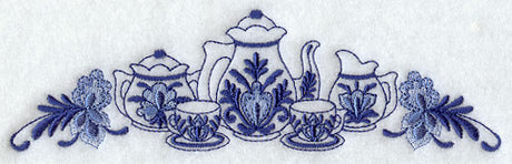 Delft Blue Tea Party