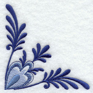 Delft Blue Fancy Corner