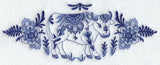 Delft Blue Country Cow