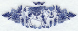 Delft Blue Country Cow